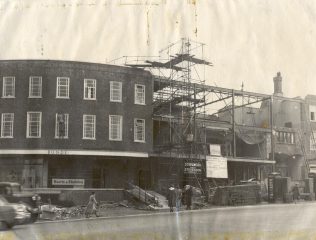 Post-war rebuilding works, 1952