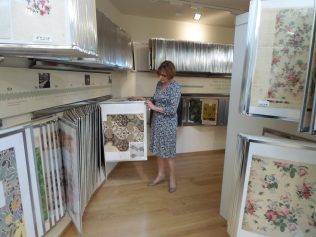 Viewing the textile archive | John Lewis Partnership Heritage Services