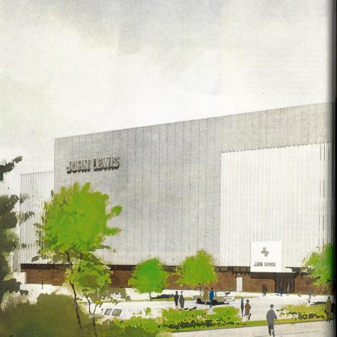 An artist's impression of John Lewis Brent Cross, within the Brent Cross Shopping Centre