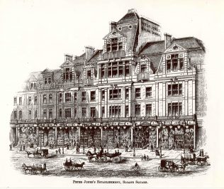 Peter Jones, Kings Road frontage, 1890