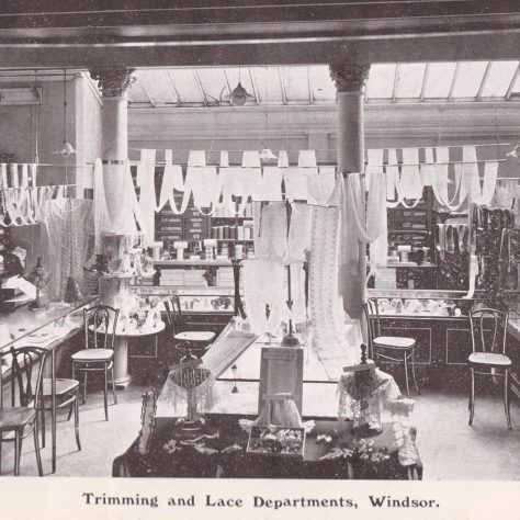 Caleys Haberdashery department 1909 | John Lewis Partnership Heritage Services