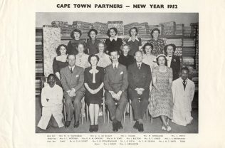 A picture of the Cape Town Partners, taken in 1952, only two years before the South Africa branches closed