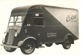 A Cole Brothers delivery van from 1937