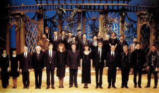 On stage: the cast of A Much Todo About Nothing, 1994 On stage: the cast of A Much Todo About Nothing, 1994