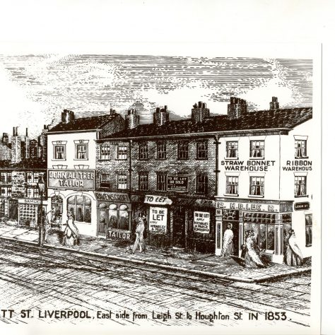 Lee's original bonnet warehouse, Liverpool 1853 | John Lewis Partnership Heritage Services