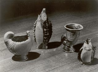 Some examples of more experimental Odney Pottery c1950 | John Lewis Partnership Archives - Ref. 2077/h