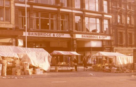 The grand opening of Bainbridges, Eldon Square