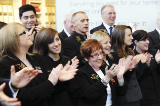 Swindon Partners applaud the official opening of their new store Swindon Partners applaud the official opening of their new store