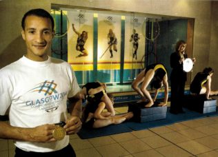 A live window display at John Lewis Glasgow, as the Partnership expressed its support for the city's Commonwealth Games bid