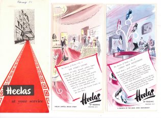 A collection of leaflets for the Heelas Special Services, circa 1950