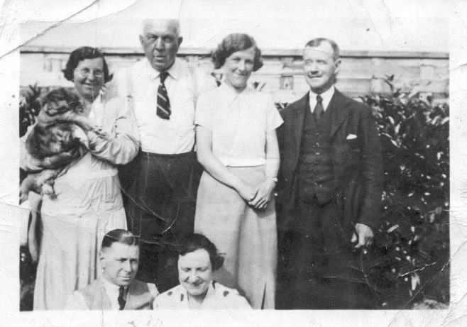 Mr & Mrs Henry Trewin, standing on left, c1924 | JLP Archive Collection