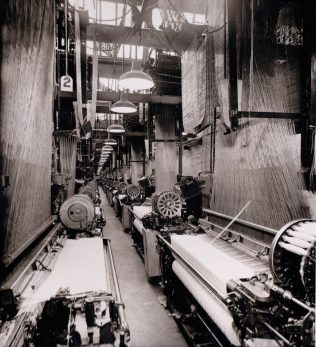 The interior of Herbert Parkinson, known as Weaver's alley, 1954 The interior of Herbert Parkinson, known as Weaver's alley, 1954
