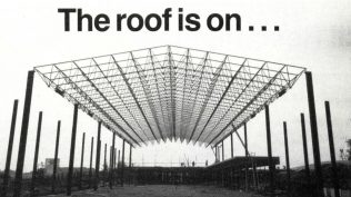 The roof was on before any walls were up