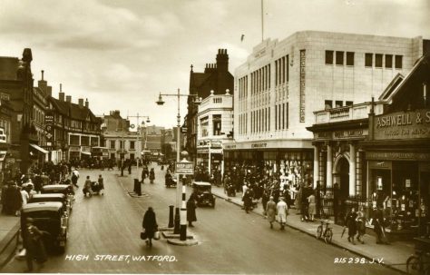 Watford High Street and Market place.