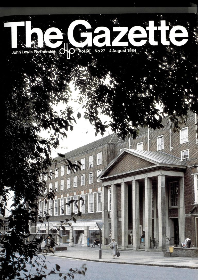 Aquisition into the Partnership, 1984 John Lewis Memory Store