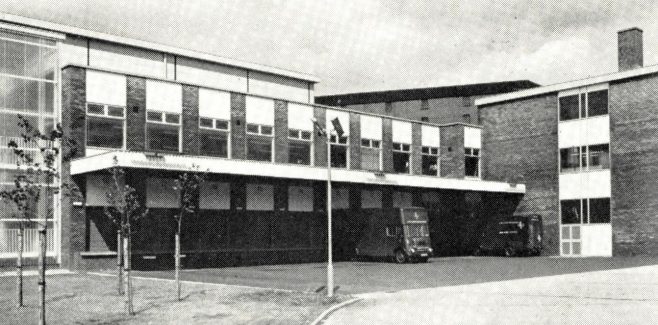 The exterior of the Leith Service building, c1970s