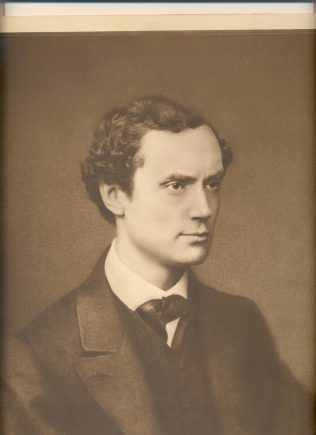 John Lewis as a young man, 1870