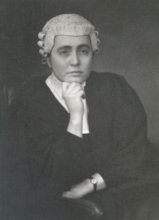 Enid Lockett as a barrister Enid Lockett as a barrister