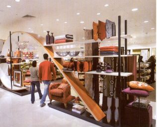 The interior of John Lewis Leicester, complete with curves, a brand new concept The interior of John Lewis Leicester, complete with curves, a brand new concept