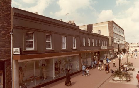 Queens Road pedestrianised in 1985