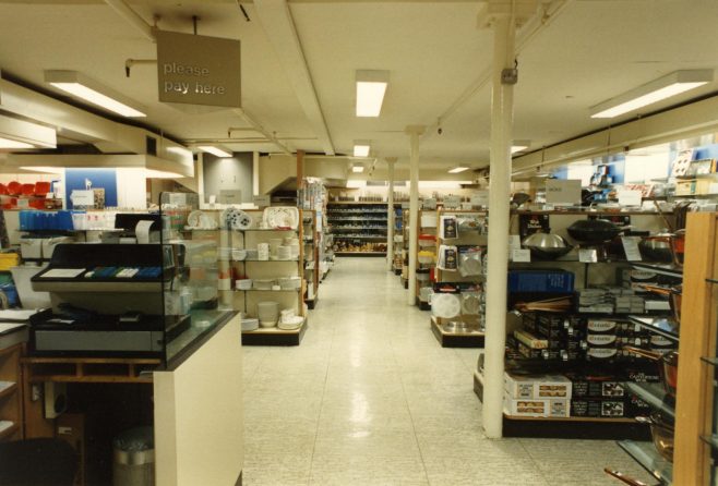 Kitchenware department, Queens Road. | JLP Archive Collection