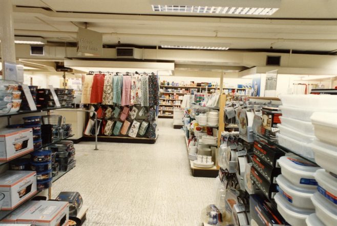 Kitchenware department, Queens Road. | JLP Archive Collection