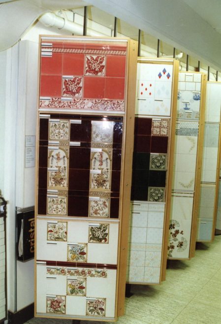 Kitchen and bathroom wall tile section of the DIY department, Queens Road. | JLP Archive Collection