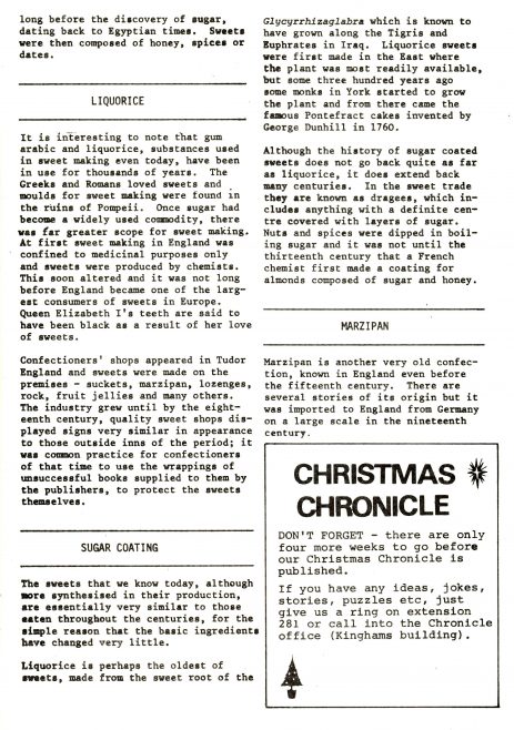 Chronicle. Vol.31. No.41. 21 November 1981