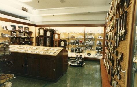 Silverware and gift department