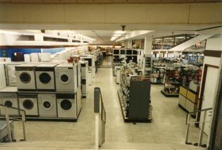 Electrical department, basement, Queens Road. | JLP Archive Collection