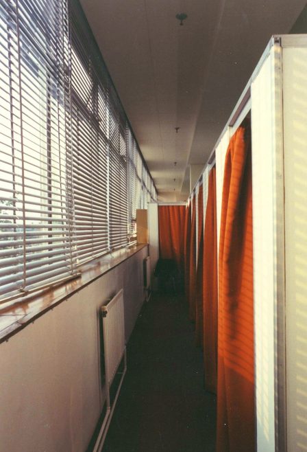 Ladies fitting rooms in the Queens Road shop. | JLP Archive Collection