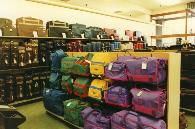 Travel goods department, Queens Road. | JLP Archive Collection