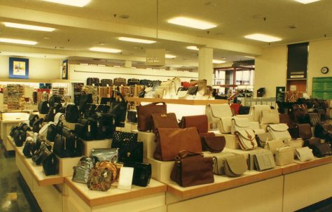 Ladies handbags and Travel goods departments