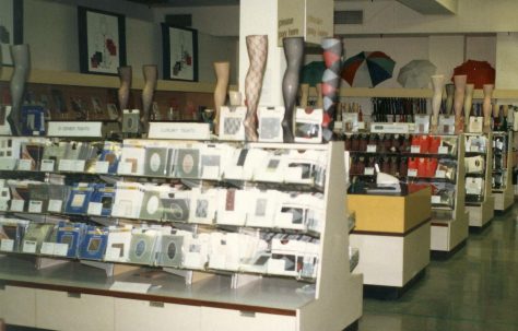 Hosiery and Lingerie departments