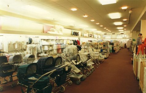 Nursery furniture department.