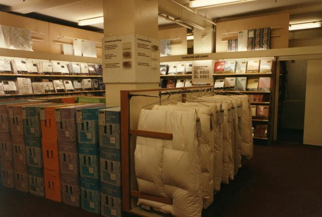 Duvets and bed linens. | JLP Archive Collection