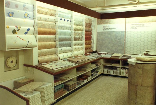 Vinyl floorcovering selection. | JLP Archive Collection