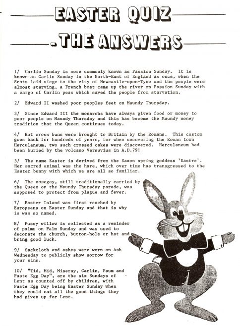 Easter Chronicle. 10th.April 1993