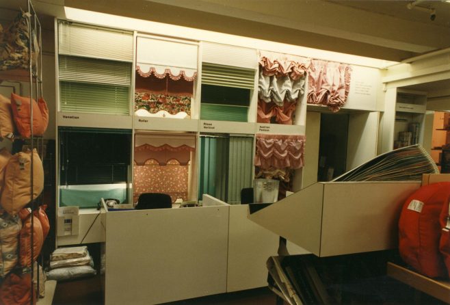 Blinds and ready made curtains. | JLP Archive Collection