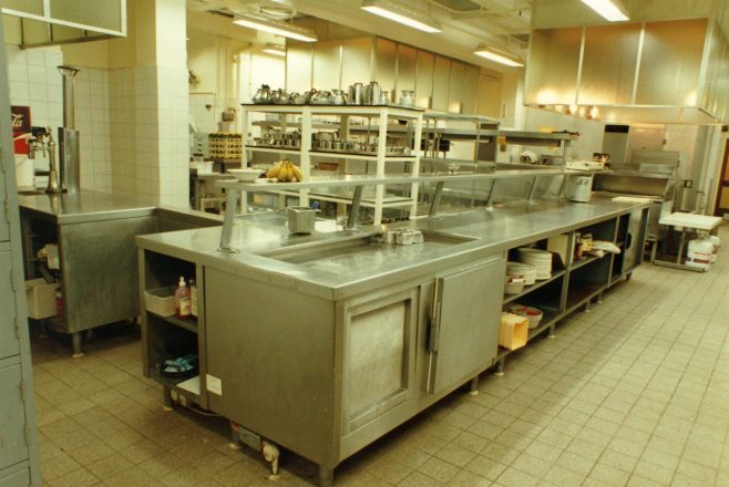 Kitchens in the Queens Road shop | JLP Archive Collection