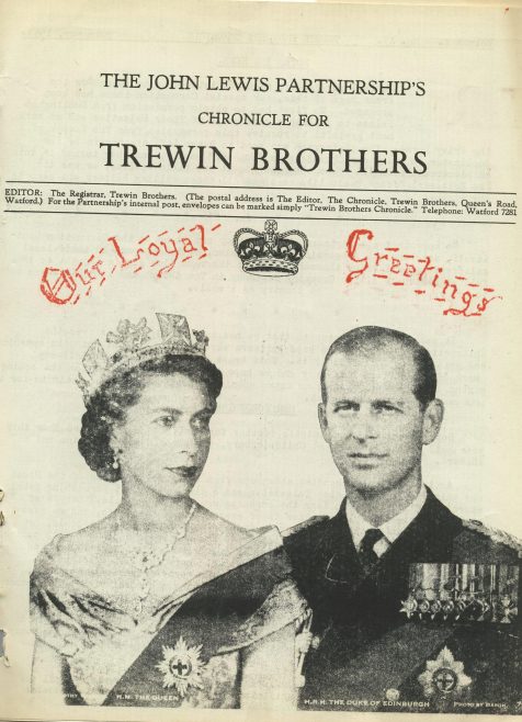 Front cover of Trewin Brothers Chronicle | Volume 2, No.17, 30 May 1953