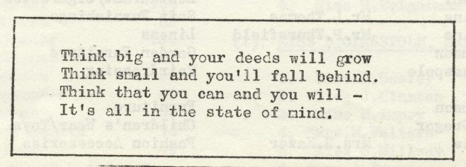 State of mind | Volume 6, No.32, 28 September 1957