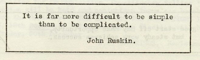 Simple or complicated? | Volume 6, No.45, 14 December 1957