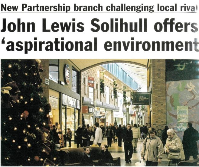 John Lewis Solihull the number one choice for locals John