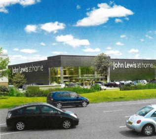 An artist's impression of the proposed Swindon At Home store