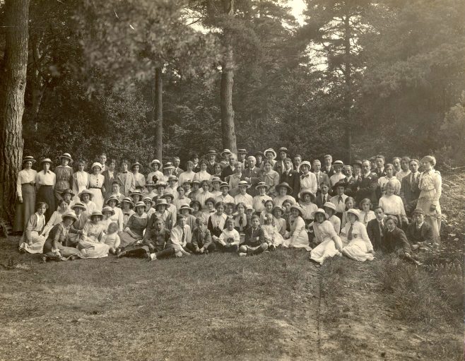 Trewin Brothers staff on annual outing Chorleywood area 1913 | JLP Archive Collection