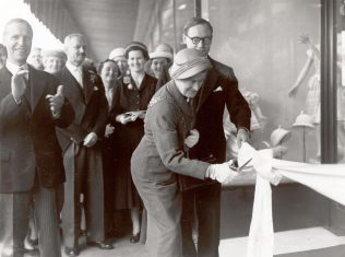 The Mayor of Southampton opens the new Tyrrell and Green department store, with then Chairman Sir Bernard Miller watching on The Mayor of Southampton opens the new Tyrrell and Green department store, with then Chairman Sir Bernard Miller watching on
