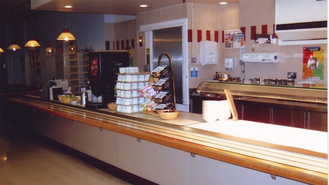 Robert Sayle Partners dining room  servery area