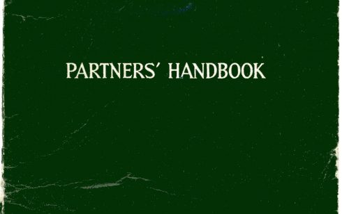 John Lewis Partnership Handbook belonging to M White at Robert Sayle