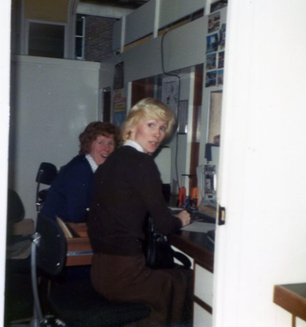 Jeanette Blackwell and Colleague in Undersale Office